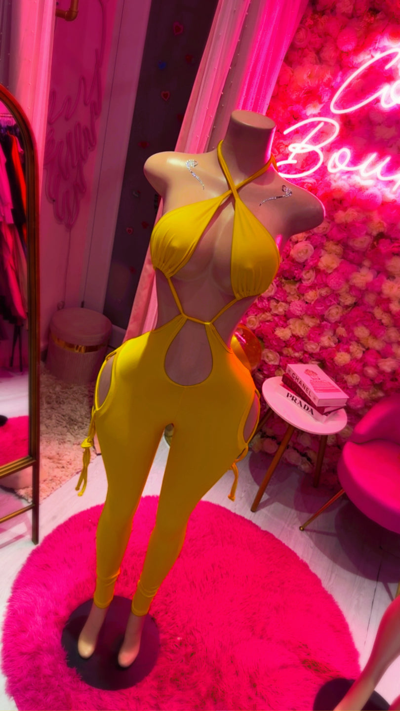 Jumpsuit yellow💛