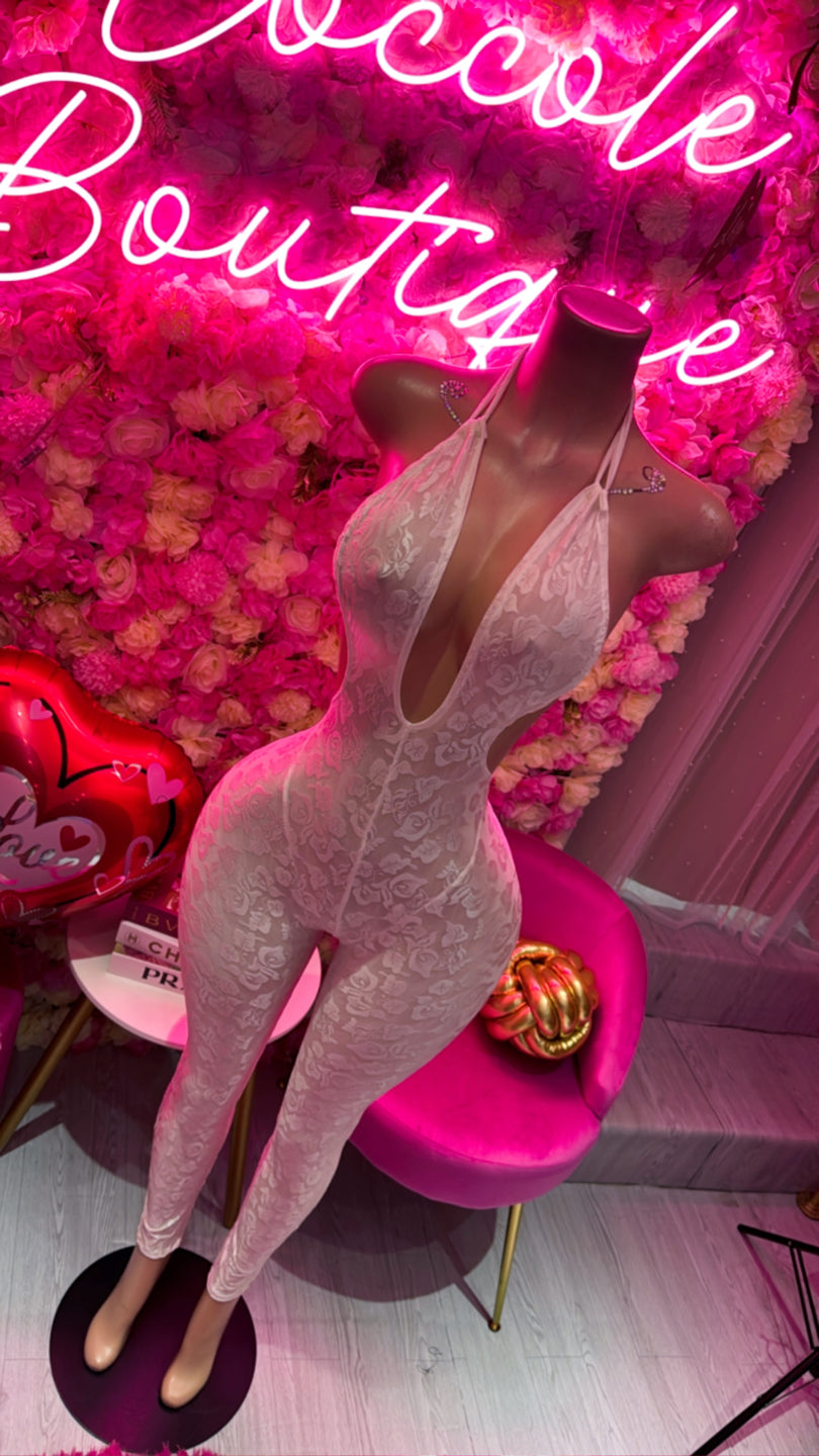White Love Jumpsuit