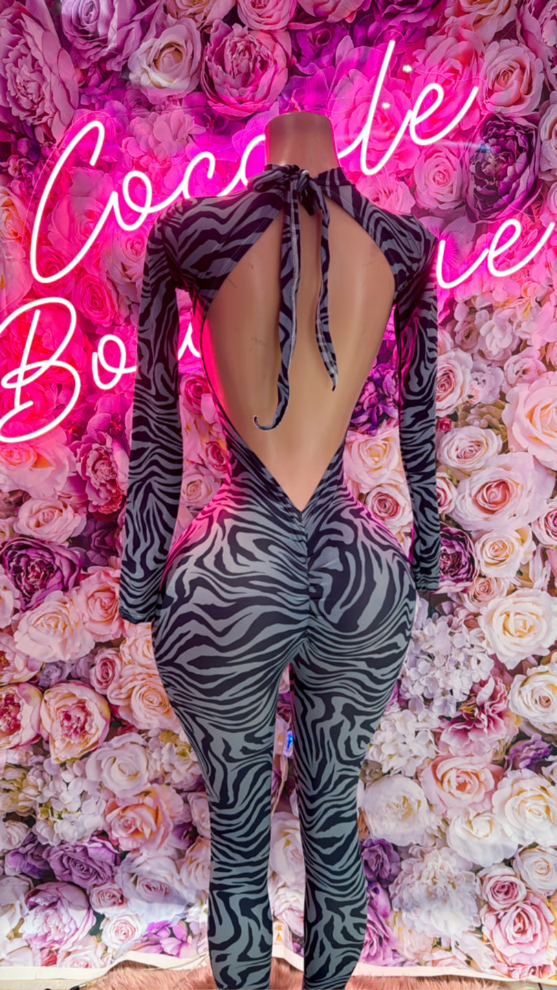 Tiger Blue Jumpsuit