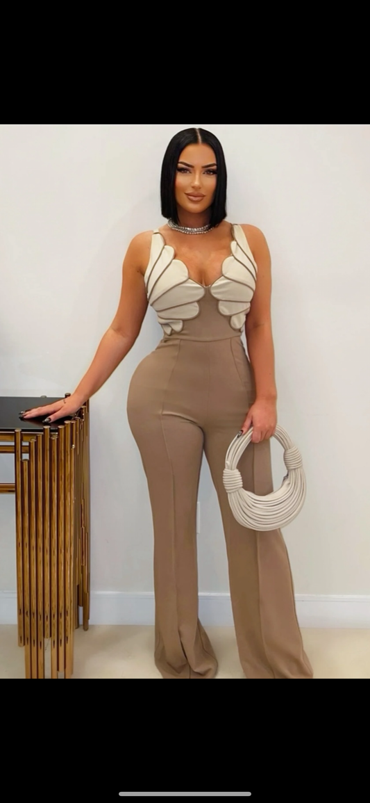 Nude  Jumpsuit