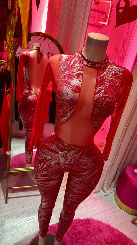 Red Jumpsuit ❤️🔥