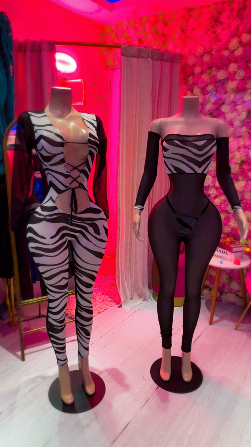 Jumpsuit zebra 🖤🤍🖤