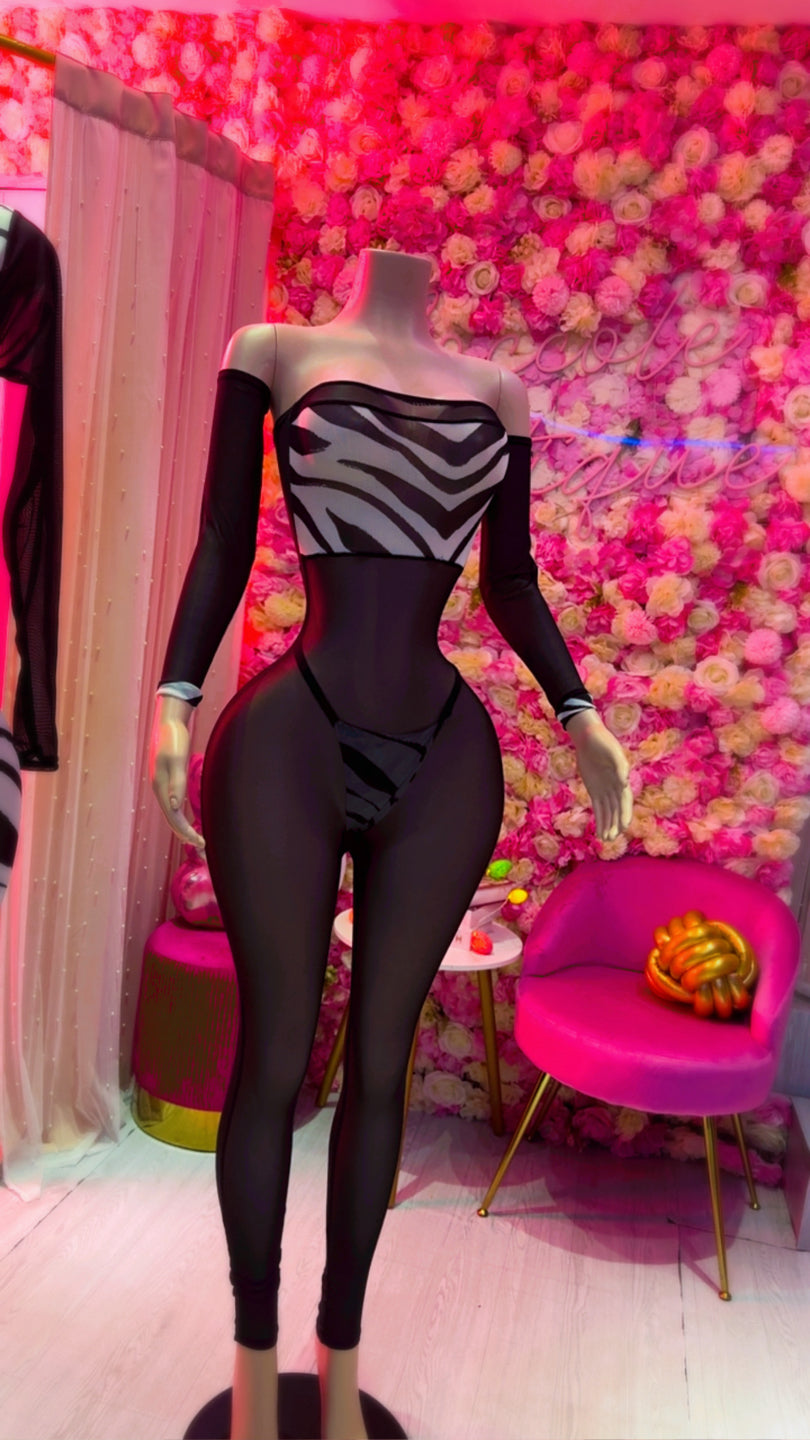 Jumpsuit zebra 🖤🤍🖤
