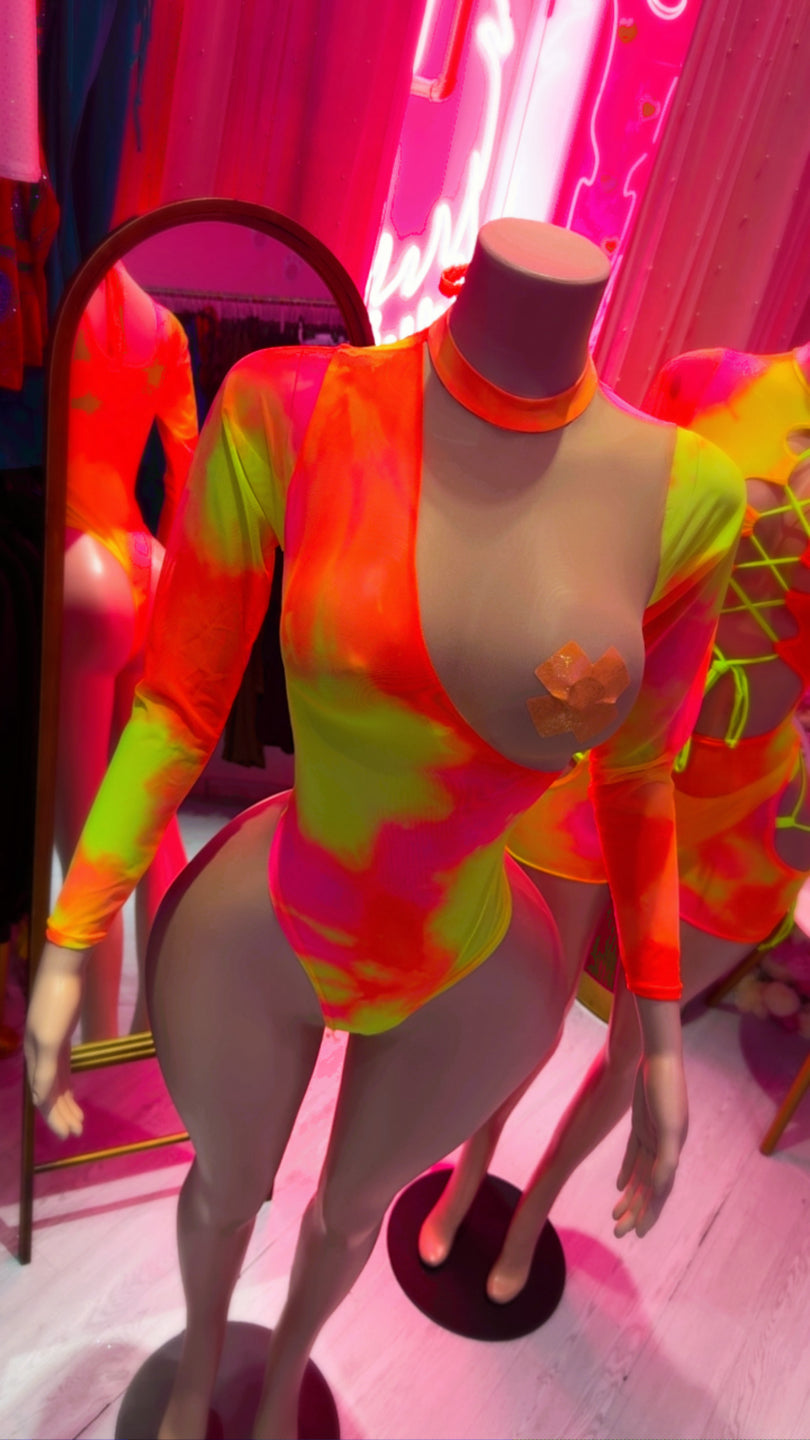 Neón romper bodysuit 🧡💚🧡💚