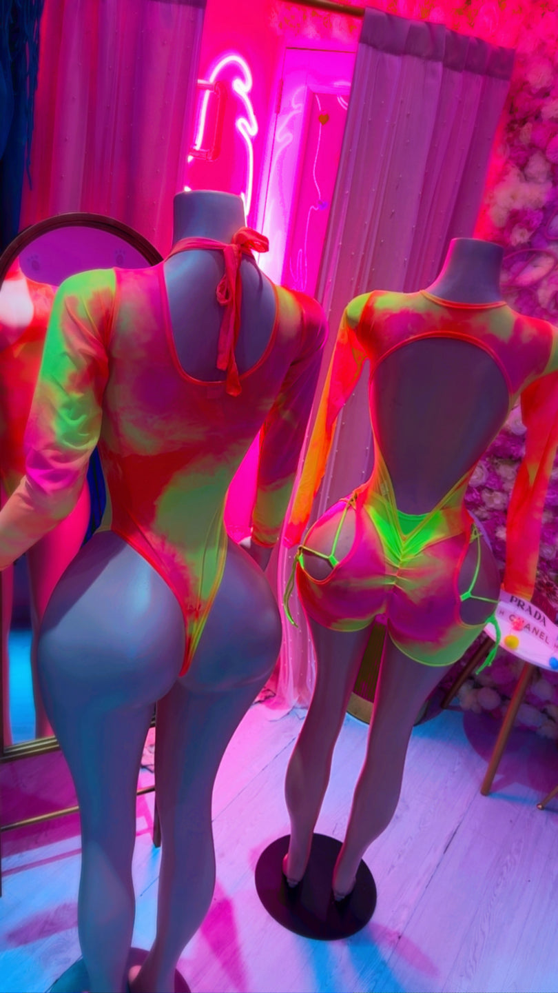 Neón romper bodysuit 🧡💚🧡💚