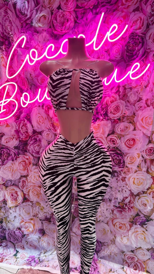 Zebra Jumpsuit